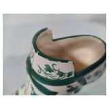 Assorted Milk Glass & Victorian Shoe Planter