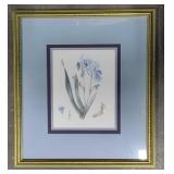 Two Floral Framed Art Prints