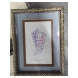 Asst Shell Framed Art Pcs