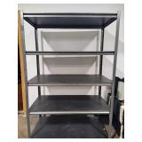 Three Metal Shelving Units