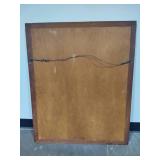 Vintage Wood Mirror