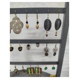 Earring Holder & Asst Pierced Earrings