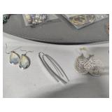 Earring Holder & Asst Pierced Earrings