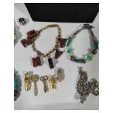 Assortment of Charm & Various Bracelets