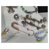 Assortment of Charm & Various Bracelets