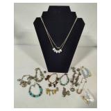 Assortment of Charm & Various Bracelets