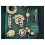 Assorted Pearl Themed Costume Jewelry