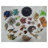 Misc Lot of Assorted Brooches/Pins