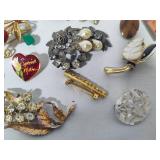 Misc Lot of Assorted Brooches/Pins