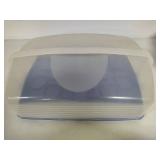 Tracy Porter Hand Painted Cake Stand & Cupcake Covered Carrier