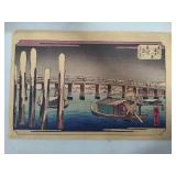 *Rare* Utagawa Hiroshige "Eight Snow Scenes of the European Capital" - Complete Set