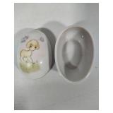 Asst Porcelain Collectibles, Trinket Boxes, Etc.