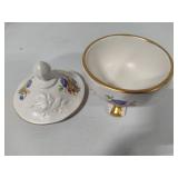 Asst Porcelain Collectibles, Trinket Boxes, Etc.