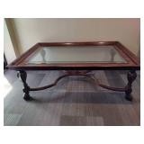 Thomasville Glass Top Coffee Table