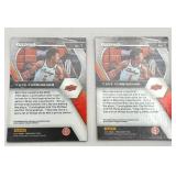 Lot of Two 2021-22 Cade Cunningham Detroit Pistons Panini Prizm Draft Picks Rookie Cards (NM-MT)