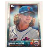 2015 Topps Series 2 Jacob DeGrom #387 Short Print Baseball Card (NM-MT)