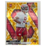 2025 Panini Mosaic Emeka Egbuka Orange Prizm Rookie Card (NM-MT)