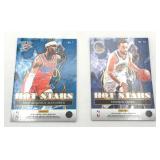 Lot of 2 Basketball Cards including 2024-25 Panini Select Hot Stars Stephen Curry and Shai Gilgeous-Alexander (NM-MT)