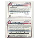 Lot of Two 2021 Bowman Chrome Baseball Minnesota Twins Ryan Jeffers Rookie Cards (NM-MT)