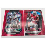 Lot of 2 Panini Prizm Draft Picks Emeka Ebuka Rookie Cards (NM-MT)