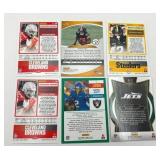 Lot of 6 Football Cards including Quinshon Judkins Rookie Card, Ashton Jeanty Rookie Card, and More! (NM-MT)