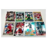 Lot of 8 Football Rookie Cards including Cam Ward, Jaxon Dart, and More! (NM-MT)