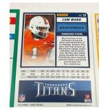 Lot of 8 Football Rookie Cards including Cam Ward, Jaxon Dart, and More! (NM-MT)