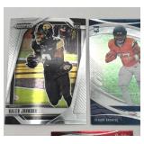 Lot of 5 Football Rookie Cards including RJ Harvey, Trevor Etienne, and More! (NM-MT)