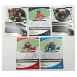 Lot of 5 Football Rookie Cards including RJ Harvey, Trevor Etienne, and More! (NM-MT)