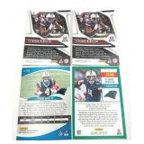 Lot of 4 Tetairoa McMillan Rookie Cards (NM-MT)