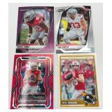 Lot of 4 Football Rookie Cards including Will Howard, Jack Sawyer, and More! (NM-MT)