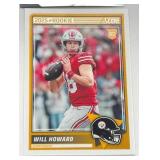 Lot of 4 Football Rookie Cards including Will Howard, Jack Sawyer, and More! (NM-MT)