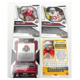 Lot of 4 Football Rookie Cards including Will Howard, Jack Sawyer, and More! (NM-MT)