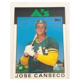 1986 Topps Jose Canseco #20T Rookie Card (NM-MT)