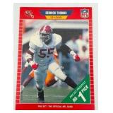 1989 Pro Set Football #498 Derrick Thomas Kansas City Chiefs Rookie Card (NM-MT)