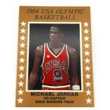 1984 USA Olympic Basketball Michael Jordan Card (NM-MT)
