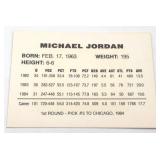 1984 USA Olympic Basketball Michael Jordan Card (NM-MT)