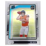 2024 Panini Donruss Optic Bo Nix Denver Broncos Rated Rookie Football Card (NM-MT)