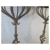 (CS) Pair of Vintage Wrought Iron C...