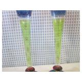 (BS) Pair of Pier 1 Hand Painted Gl...