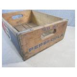 (A-2) Vintage Wood Pepsi-Cola Crate...