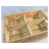 (A-2) Vintage Wood Pepsi-Cola Crate...