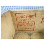 (A-2) Vintage Wood Pepsi-Cola Crate...