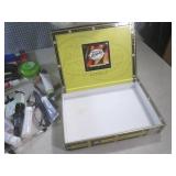 (A-1) Box of Misc - Plush Lion, Vin...