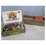 (CS) Vintage Cigar Box and Wood Box...
