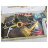 (CS) Vintage Cigar Box and Wood Box...