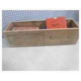 (CS) Vintage Cigar Box and Wood Box...