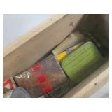 (CS) Vintage Cigar Box and Wood Box...