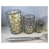 (F-0) 3-Piece Candles, Picture Fram...