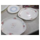 (F-1) Vintage Plates, Coffee Cups a...